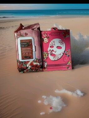 Ed Hardy Skincare Facial Wipes & Mask- Set- Sealed In Package